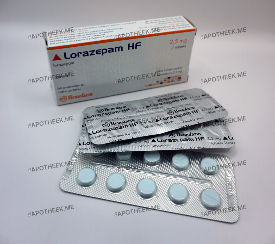 Lorazepam 2,5mg